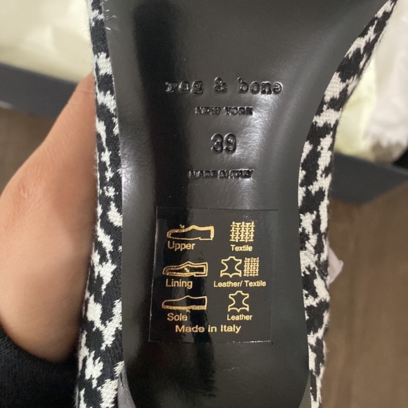 BREA BOOT from rag & bone NEW YORK. Style in BREA BOOT color is BLACK/WHITE. - Picture 6 of 13